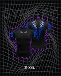 FitForm Compression Shirt – Blue | Wing & Cross | Slim Fit