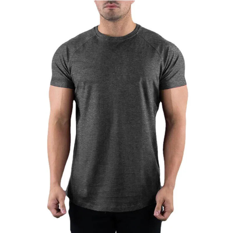 Essential Gym Tee – Slim Fit | Dark Grey