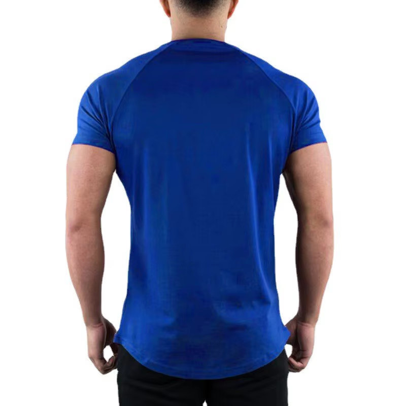 Essential Gym Tee – Slim Fit | Blauw