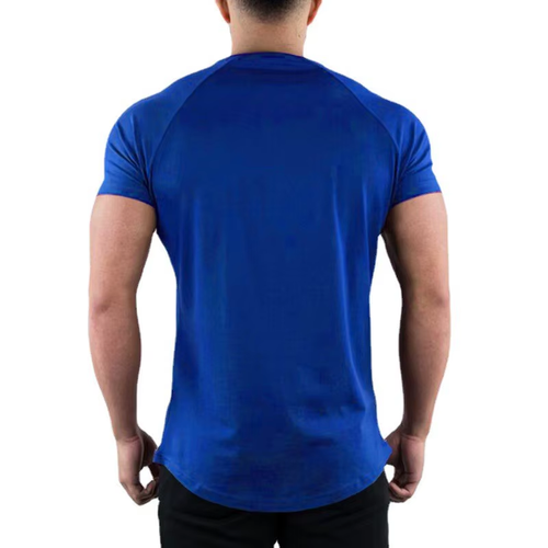 Essential Gym Tee – Slim Fit | Blauw