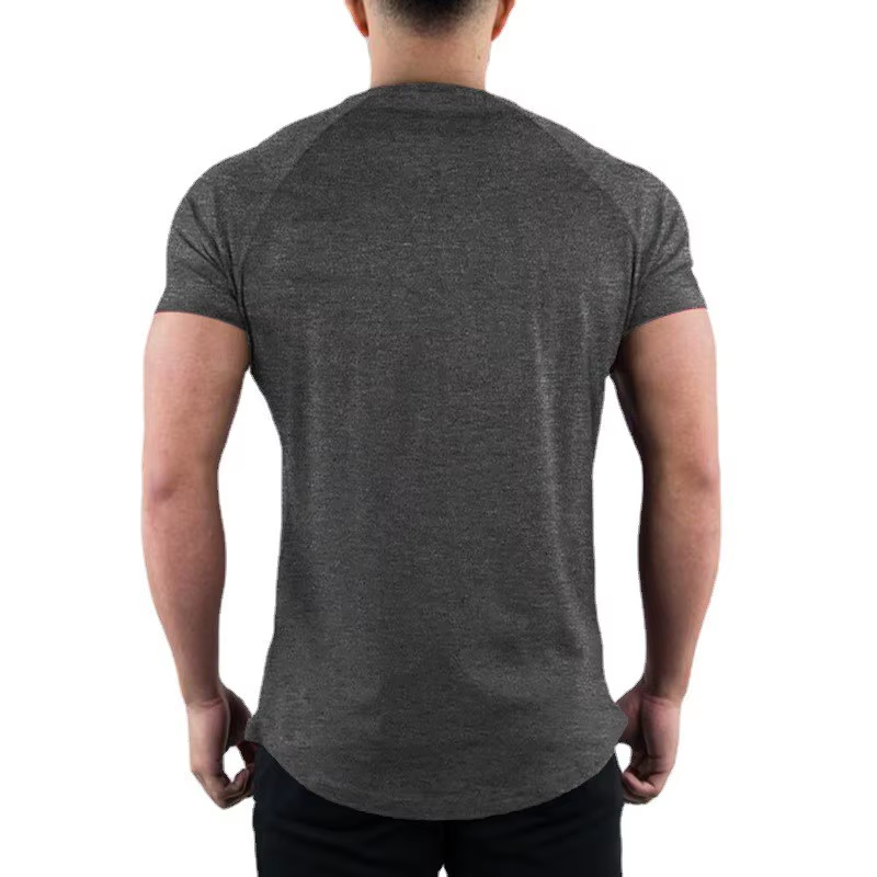 Essential Gym Tee – Slim Fit | Dark Grey